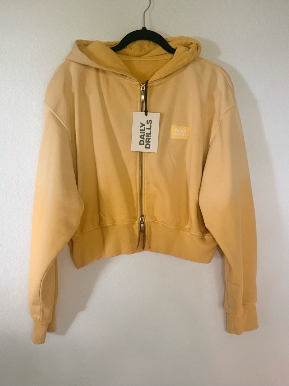NWT Daily Drills Double Zip Hoodie XS/S
